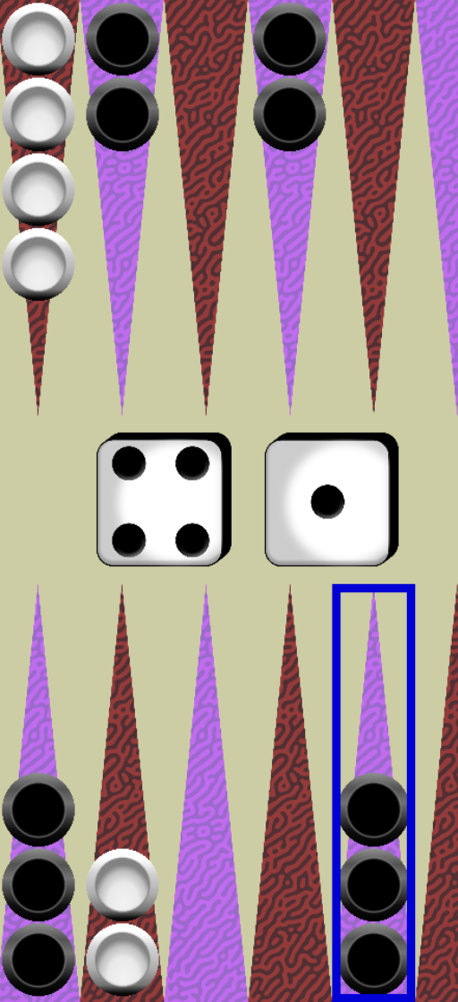 Backgammon game
